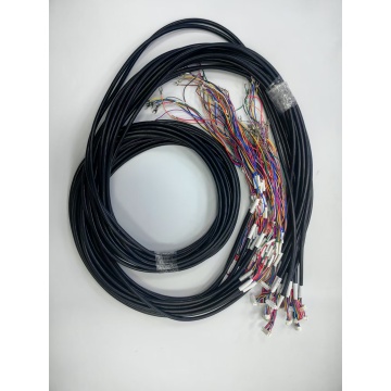 Custom industrial wiring harness start-stop power cable