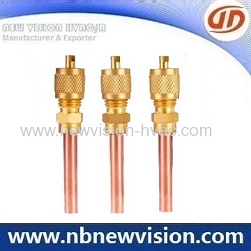 Charging Valve With 30mm Copper Tube For Refrigeration 