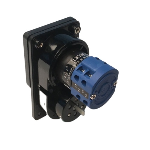 Four-hole universal changeover switch with panel