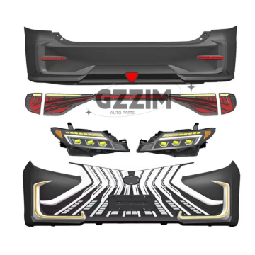 Toyota previa mbele nyuma bumper gari taa bodykit