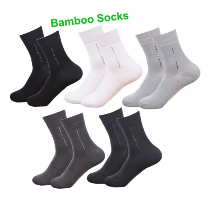 Bamboo Crew Socks - Quick Dry New Fashion Breathable Socks for Men