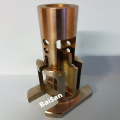 Decorative Brass Parts Are Processed by CNC Turning