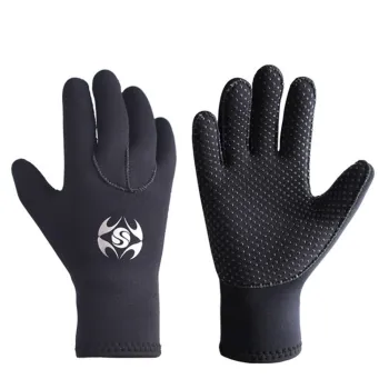 3mm Neoprene Wetsuit Gloves: Ideal for Snorkeling, Swimming, Surfing, and Sailing - Anti-Slip, Flexible, and Thermal