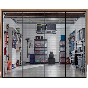 High Quality Polyester Mesh Garage Magnetic Insect Screen
