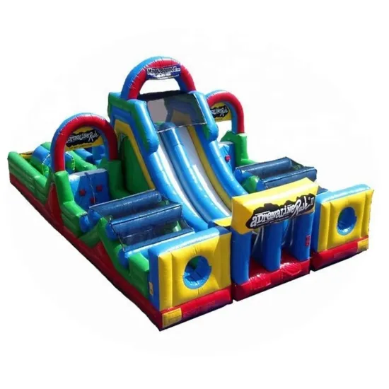 Factory price PVC adult obstacle giant inflatable playgrounds