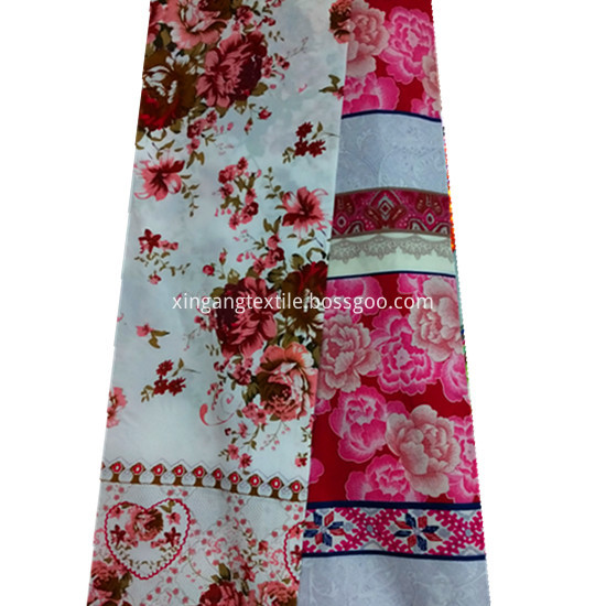 Beautiful Flower Designs Printing 100 Polyester Microfiber5