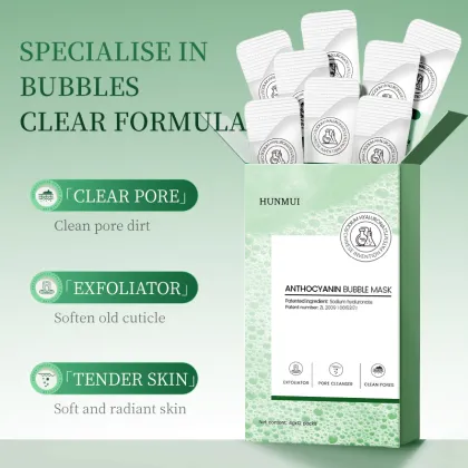 Dr. NL Anthocyanin Bubble Mask Deep Pore Cleansing & Exfoliating Facial Treatment