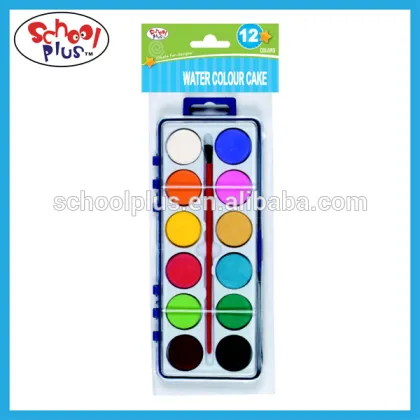 Cheap 12 colors water color paints for artist
