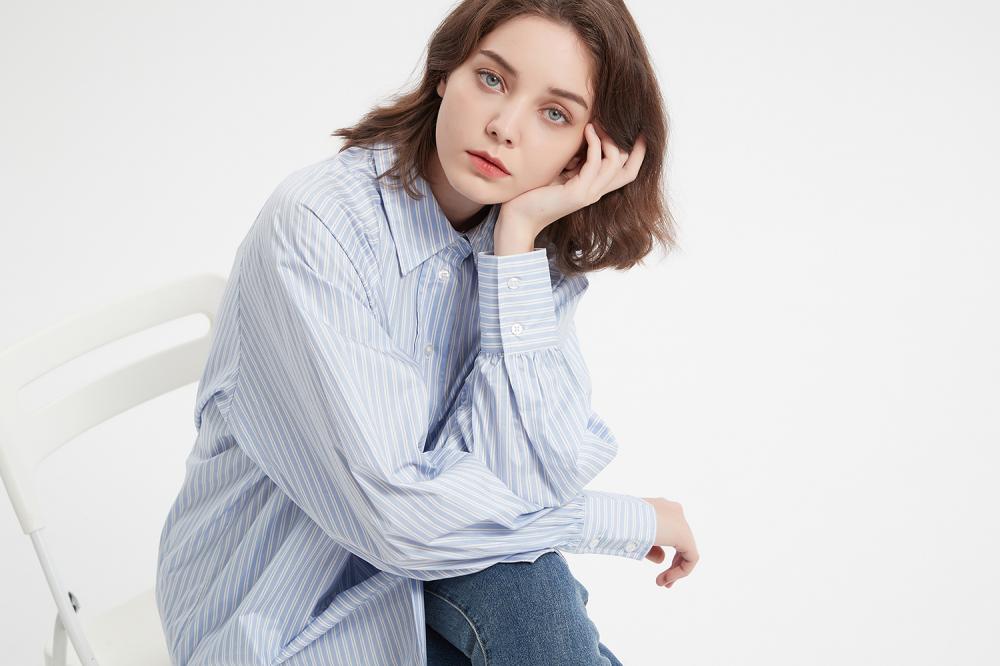 Striped Cotton Blouse