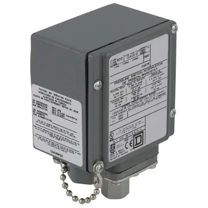 New Original Schneider Electric Pressure Switch 9012G with 25Q4 Sensor: 150 psi Rating