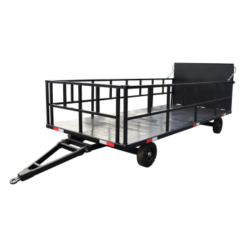 Heavy Duty 2 Axle Truck Flatbed Trailer