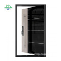 Modern Luxury Wooden Pivot Door with Hidden Slats for House Entrance