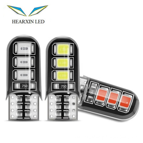 6SMD 2835 LED Bulb for Parking Light and Car Styling - No Error CANBUS Compliant