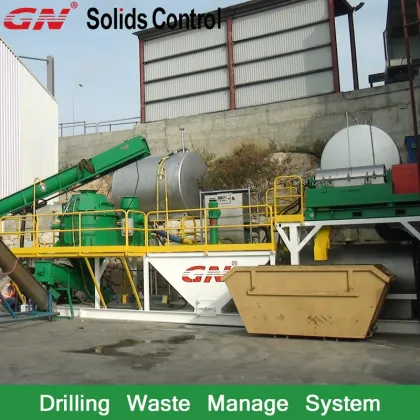 Oil Drilling Waste Manage System Drill Cuttings Treatment System