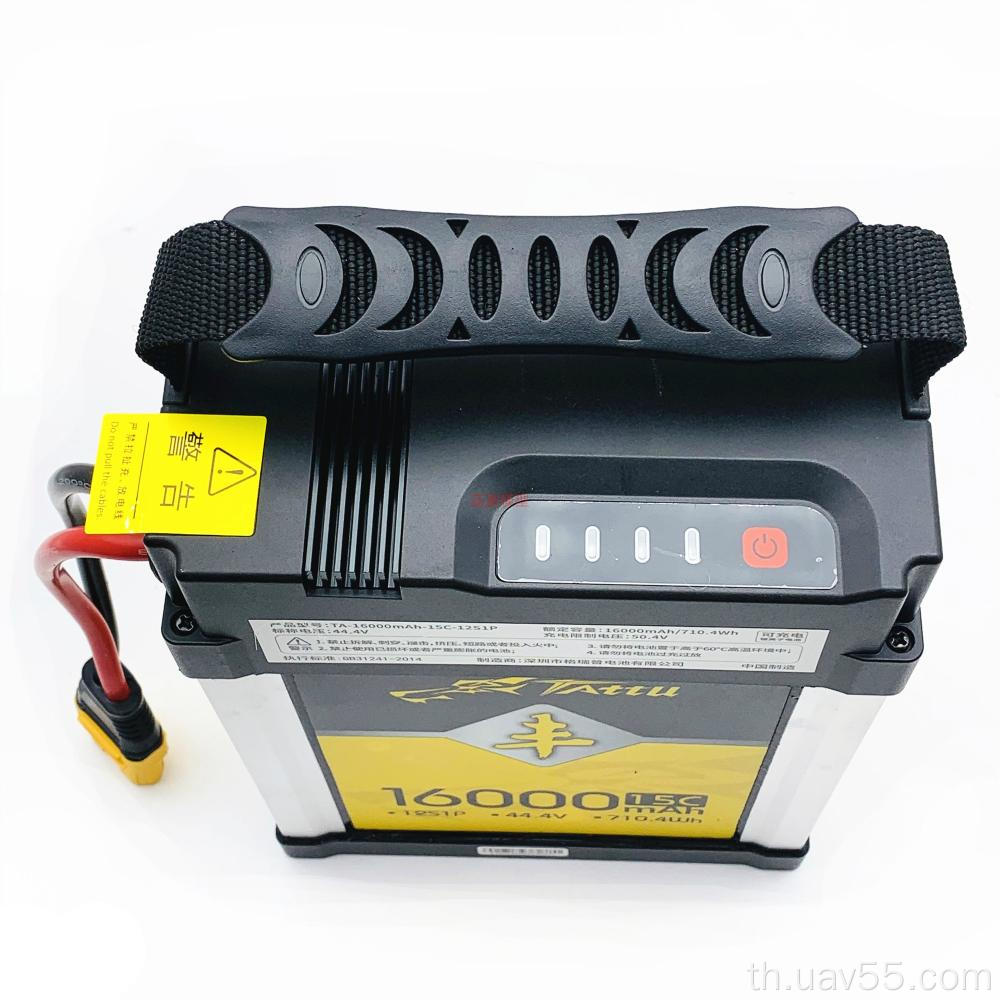 Tattu lipo 12S โดรนแบตเตอรี่ 44.4V 22000mAh 25C