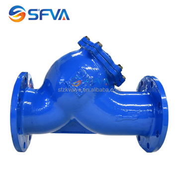 SFVA Brand High-Quality Ductile Iron Y-Type Strainers - Sizes DN100 and DN150, PN16 DIN F1