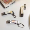 UUYP New Design Stainless Steel Nail Trimming Cutter Portable & Anti-Slip Simple Cute Animal Shape for Manicure & Finger Use
