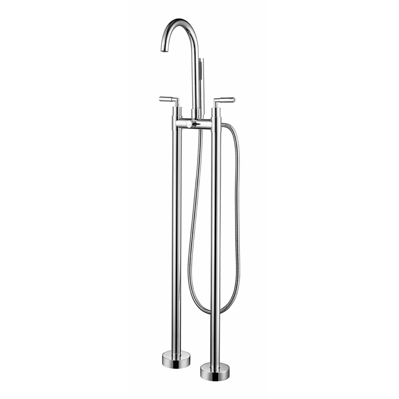 Double Handle Freestanding BathTub Filler