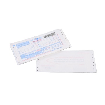 Custom Printed Carbon-less Paper Parcel Notes Airway Bill
