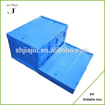 Popular locking lid folding plastic box