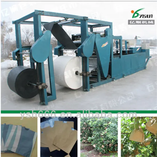Fruit protective bag making machine factory