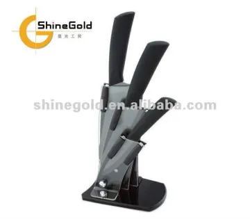 Black Blade Ceramic Knife Set