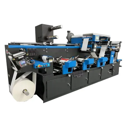 HONTEC RDA-350-3C Round Knife 3-Color Flexographic Die Cutting Post Press Equipment