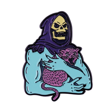 Death Grim Reaper Skull Badge Don't be shocked by what I say, pay attention to who I am.