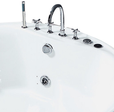 Corner Round Dimensions Whirlpool Massage Bathtub