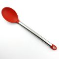 Heat Resistant Kitchen Cooking Silicone Solid Spoon