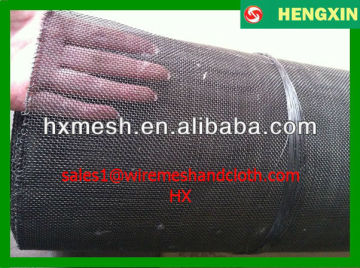 Twill weave black wire cloth woven wire mesh cloth