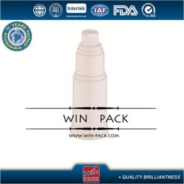 Newest cheapest as cosmetic airless pump bottle 15ml