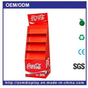 Custom Corrugated Cardboard Display Stand for Drinks (FD180)