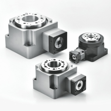 Hollow Center Rotating Precision CNC Table 130mm OD 70mm ID 400kg Load 1 Arcmin 440 Nm 100RPM