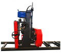 Mesin gergaji pita mesin diesel seluler tipe horizontal