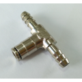 Air-Fluid Brass Hose Barb Tee Fittings.