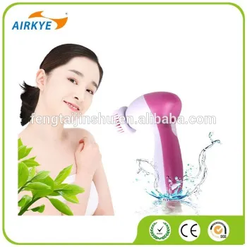 Brush Massager Scrubber Deep Clean 5 In 1 Electric Facial Cleaner Face Skin Care