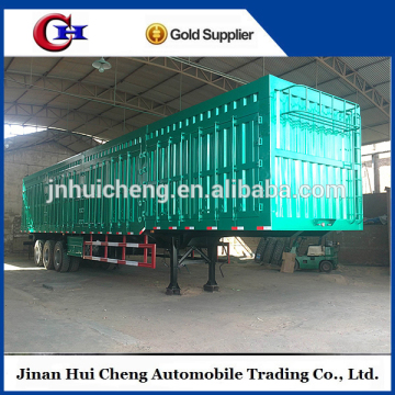 3 axle 60ton Enclosed cargo van truck trailer for sale