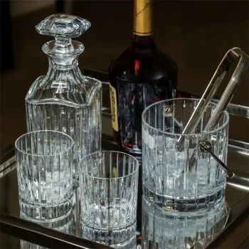 Baccarat Transparent Crystal Glass Large Ice Bucket - Premium Crystal Wine Utensil