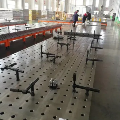 Welding Table Clamping Fixture with Adjustable Clamping Feature