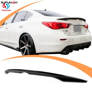 Unpainted Custom Car Rear Wing Spoiler ABS for Infiniti Q50 2014-2018