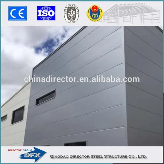 prefab steel structure large span building industrial hall showroom construction