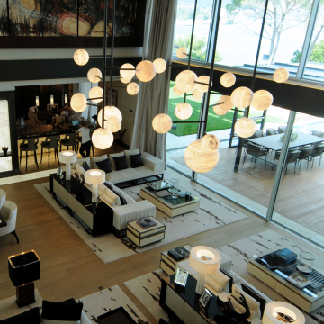 Factory Price Alabaster BOTERO Custom Chandelier Led Pendant Light