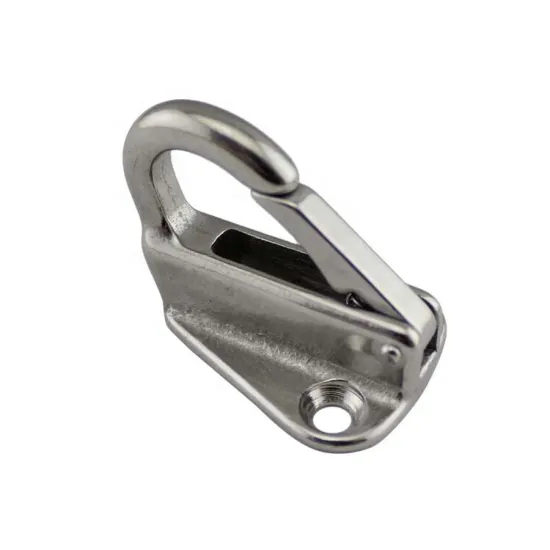 Stainless Steel Snap Hooks and Swivels: Small Hardware Clip for Durable Connections