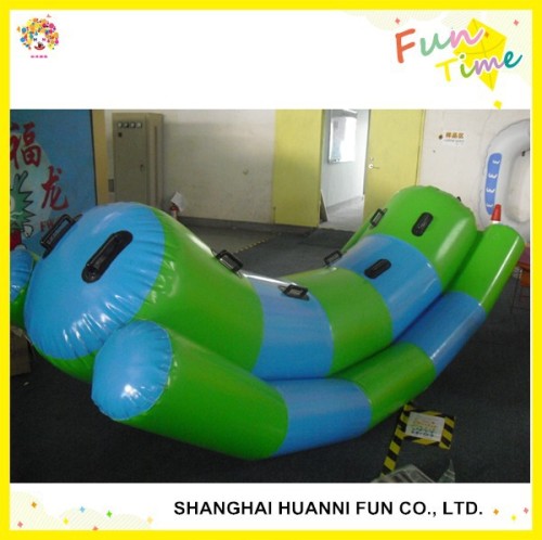 2015 Hot selling inflatable water seesaw, inflatable totter for water sports