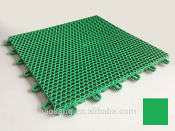 Plastic Flooring Type and PP,PP Material sports flooring