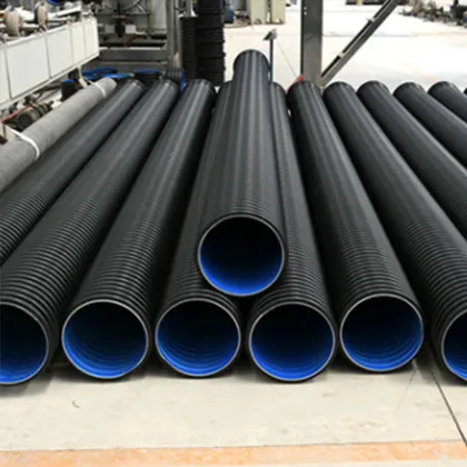 DN225 HDPE Double Wall Corrugated Pipes for Drainage
