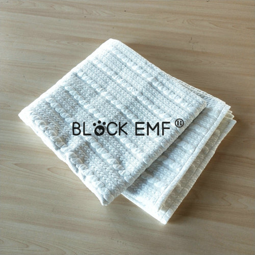 Silver Cotton EMF Radiation Protection Grounding Blanket