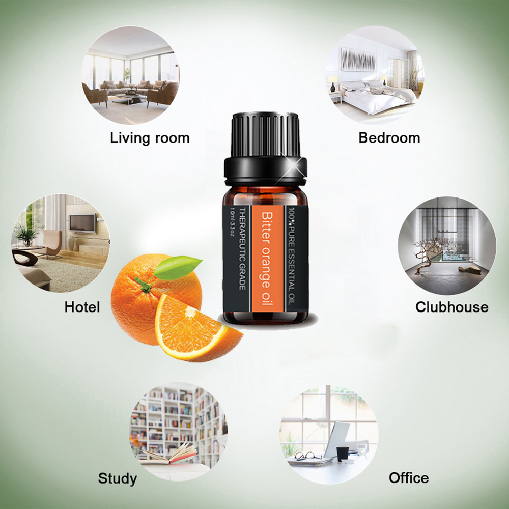 Aceite esencial de naranja amargo natural puro para la aromaterapia