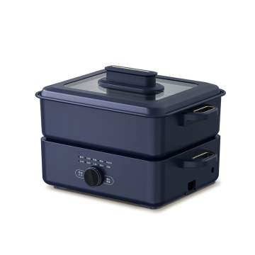 Καλύτερη ποιότητα Nonstick 2-σε-1 Hot Pot Pan &amp; BBQ Grill Electric για νοικοκυριό